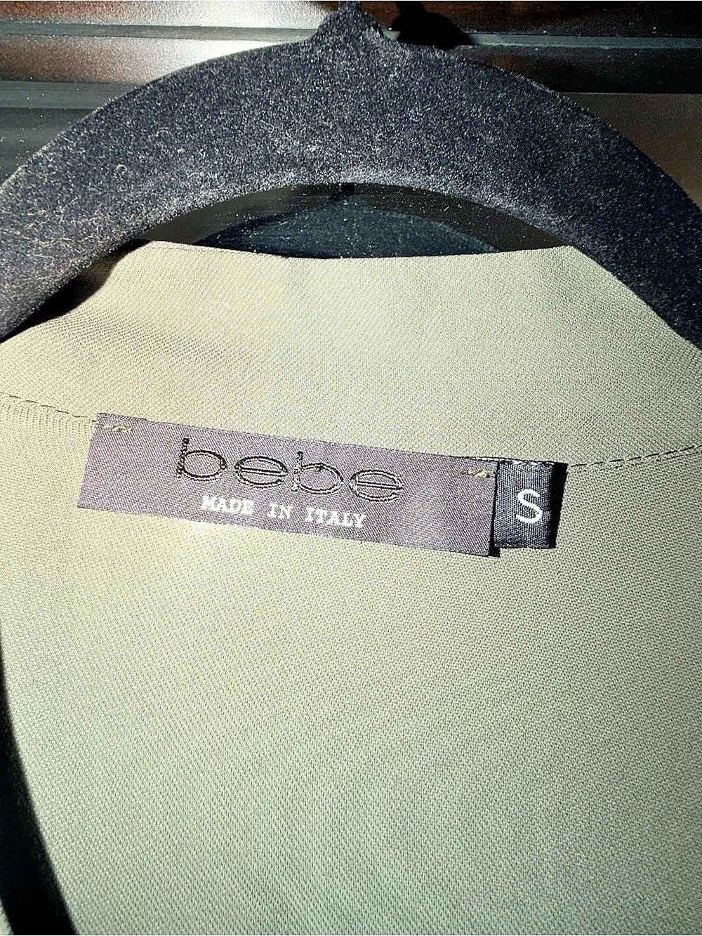 bebe Olive Utility Maxi Dress Utility Maxi Dress in Green Size Small Like - Picture 4 of 7